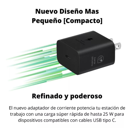 Miniatura 2 de CARGADOR ORIGINAL TIPO C 25W